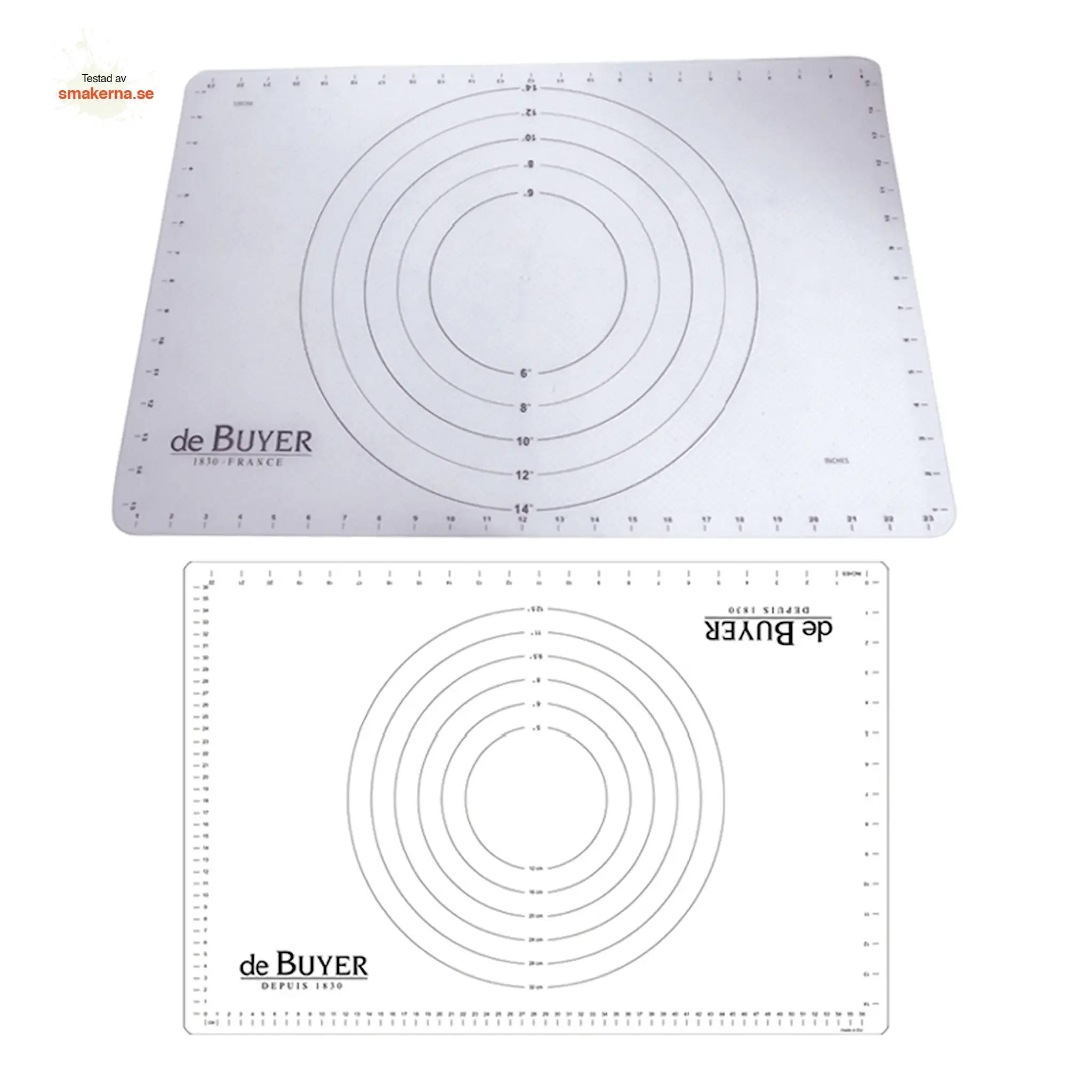 Bakmatta 60x40 cm Vit